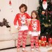 New Cartoon Snowflake Deer Christmas Parent-Child Dress Printed Home Dress Pajamas