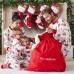2025 Christmas Parent-Child Clothes Home Clothes Family Clothes Christmas Parent-Child Santa Claus Printed Pajamas
