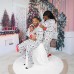 Christmas Parent-Child Clothes Family Clothes Christmas Clothes European and American Christmas Printed Alphabet Parent-Child Pajamas Home Decoration Christmas Parent-Child Clothes Family Clothes Christmas Clothes European and American Christmas Printed Alphabet Parent-Child Pajamas Home Decoration