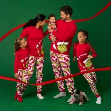 Christmas Parent-Child Clothes Family Clothes Christmas Clothes European and American Christmas Cotton Parent-Child Pajamas Home Decoration