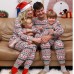 Christmas Print New Parent-Child Home Suit Pajama Christmas Print New Parent-Child Home Suit Pajama