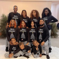 Christmas pyjamas Christmas parent-child outfit family outfit Christmas outfit Christmas parent-child pajamas