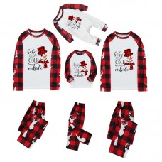  Christmas pyjamas family Christmas print loungewear pajamas parent-child wear