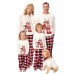 New Christmas Elk Print Parent-Child Long Sleeve Pajama Set Home Dress