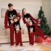 2025 New Cartoon Fawn Plaid Christmas Parent-Child Dress Printed Home Dress Pajamas 2025 New Cartoon Fawn Plaid Christmas Parent-Child Dress Printed Home Dress Pajamas