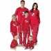 New Family Christmas Parent-Child Suit Pajamas Cartoon Print Living Clothes Home Clothes