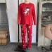 New Family Christmas Parent-Child Suit Pajamas Cartoon Print Living Clothes Home Clothes