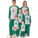  Christmas Fawn Print Crew Neck Penciled Family Parent-Child Set