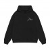 RHUDE New Fleece-Lined Men's Hoodie Classic Letter Print Retro Style Unisex Design Perfect for Couples