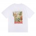 RHUDE Summer Men's T-Shirt Angel Print T-Shirt Perfect for Couples Relaxed Fit Crew Neck Suitable for All Seasons