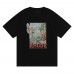 RHUDE Summer Men's T-Shirt Angel Print T-Shirt Perfect for Couples Relaxed Fit Crew Neck Suitable for All Seasons