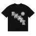 RHUDE 2025 New Arrival Short-Sleeve Men's Classic Letter Logo T-Shirt Minimalist and Fashionable Pure Cotton Comfort for All Seasons