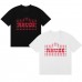 RHUDE 2025 Summer 100% Cotton Short-Sleeve RHUDE Red Letter T-Shirt Relaxed Crew Neck for Comfort and Versatility