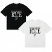 RHUDE Summer Fashion T-Shirt Men's Niche Casual Short Sleeve Minimalist Letter Print Relaxed Fit & Comfortable