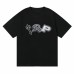 TRAPSTAR Summer New Arrival Men's T-Shirt TRP 3D Letter Print Short-Sleeve T-Shirt Black Oversized Fit High-Street Fashion Style