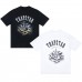 TRAPSTAR New Men's T-Shirt Double-Handed Architecture Print Short-Sleeve T-Shirt Black/White Two-Tone Oversized Fit Dark Street Style
