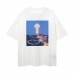 TRAPSTAR Summer Men's T-Shirt Glowing Logo Print Short-Sleeve T-Shirt Black/White Two-Tone Cyberpunk Wasteland Style