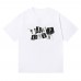 TRAPSTAR 3D Block Letter Print Short-Sleeved T-Shirt Black and White Block Design Oversized Streetwear Style Men's T-Shirt