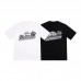 TRAPSTAR London Shooters Printed Short-Sleeved T-Shirt Black and White Two-Tone Streetwear Brand American Retro Sports Style Oversized Men's T-Shirt