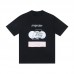 TRAPSTAR  Summer New Arrival Men's T-Shirt Cyber Mesh TS Logo Print Short Sleeve Black and White Checkerboard Design Futuristic Streetwear Oversized T-Shirt