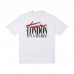 TRAPSTAR Niche Men's T-Shirt Red Label Slogan Print Short Sleeve Black Base with Contrasting Colour Design Streetwear Loose Fit T-Shirt