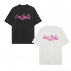 BALENClAGA New Summer Men's T-Shirt Unisex Style Minimalist Letter Design Stylish and Versatile