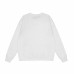 BALENClAGA Fall Crewneck Sweatshirt with Minimalist Letter Print, Fleece-Lined for Warmth, Versatile Casual Style