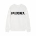 BALENClAGA Fall Crewneck Sweatshirt with Minimalist Letter Print, Fleece-Lined for Warmth, Versatile Casual Style