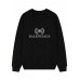BALENClAGA Men's Fleece-Lined Hoodie Wheat Ear Logo Hoodie Black Oversized Fit Luxury Streetwear Style BALENClAGA Men's Fleece-Lined Hoodie Wheat Ear Logo Hoodie Black Oversized Fit Luxury Streetwear Style