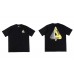 PALACE Yellow color Triangle-printed high-quality men's and women's casual 100 percent cotton short sleeves PALACE Yellow color Triangle-printed high-quality men's and women's casual 100 percent cotton short sleeves
