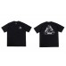PALACE  Black broken Triangle-printed high-quality men's and women's casual 100 percent cotton short sleeves