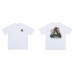 PALACE Mask and Flower Triangle-printed high-quality men's and women's casual 100 percent cotton short sleeves