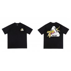 PALACE  Tiger Triangle-printed high-quality men's and women's casual 100 percent cotton short sleeves