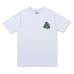 PALACE  Dragon and Triangle-printed high-quality men's and women's loose casual 100 percent cotton short sleeves