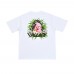 PALACE  Skull-printed high-quality men's and women's loose casual 100 percent cotton short sleeves