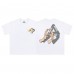 PALACE  Finger-printed high-quality men's and women's loose casual 100 percent cotton short sleeves