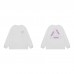 PALACE Hollowed-out purple triangle LOGO printing men's and women's loose casual autumn and winter round neck sweaters