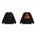 PALACE Two-color triangle LOGO printing men's and women's loose casual autumn and winter round neck sweaters PALACE Two-color triangle LOGO printing men's and women's loose casual autumn and winter round neck sweaters