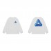 PALACE   Classic Stereo 3D Blue Phantom Triangle LOGO printing men's and women's loose casual autumn and winter round neck sweaters