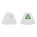 PALACE   Classic Stereo 3D Green Phantom Triangle LOGO printing men's and women's loose casual autumn and winter round neck sweaters