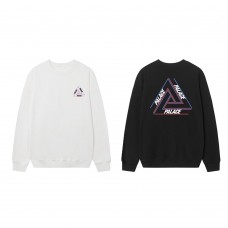 PALACE New two-color triangle LOGO printing men's and women's loose casual autumn and winter round neck sweaters