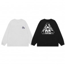 PALACE Co-branded triangle printing men's and women's loose casual autumn and winter round neck sweaters