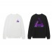 PALACE Classic simple missing corner purple triangle LOGO printing men's and women's loose casual autumn and winter round neck sweaters PALACE Classic simple missing corner purple triangle LOGO printing men's and women's loose casual autumn and winter round neck sweaters