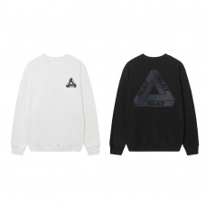 PALACE Classic 3D Reflective Laser Triangle LOGO printing men's and women's loose casual autumn and winter round neck sweaters