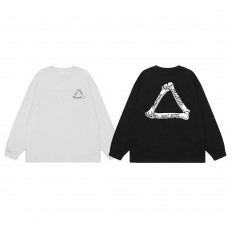 PALACE Classic Bone Letter Triangle LOGO printing men's and women's loose casual autumn and winter round neck sweaters