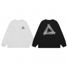 PALACE Classic Sanskrit Letter Triangle LOGO printing men's and women's loose casual autumn and winter round neck sweaters