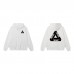 PALACE  Black triangle and white monogram printed men's and women's loose casual autumn and winter hoodies