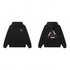 PALACE  Cool Triangle Dart and Letter Print Couple Loose Casual Autumn and Winter Hoodie Sweater