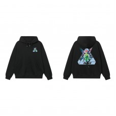 PALACE   Butterfly Banshee LOGO Printed Couple Loose Casual Autumn and Winter Hoodie Sweater