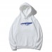 Supreme New Fashion Hoodie Trendy and Comfortable Blue Letter Print Couple's Style for Men and Women